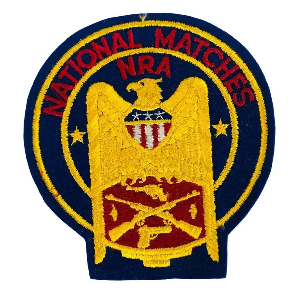 3 NRA Patches 1956 Unused Summer League Gallery National Rifle Association VTG‎